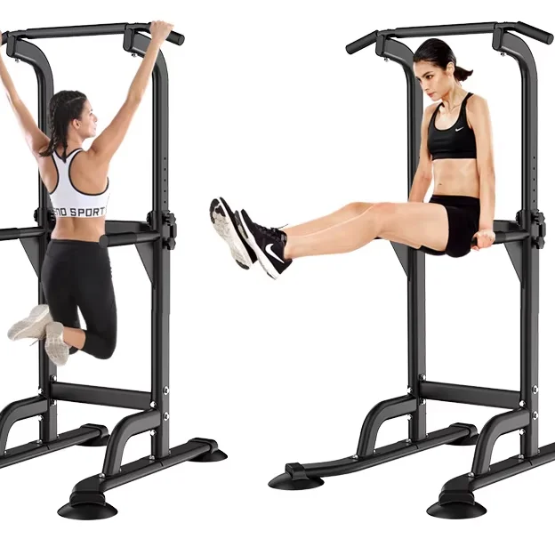 Steel Power Tower Adjustable Height Multifunctional Fitness Equipment Indoor Gym Adults Children Home Use Horizontal Bar Pull