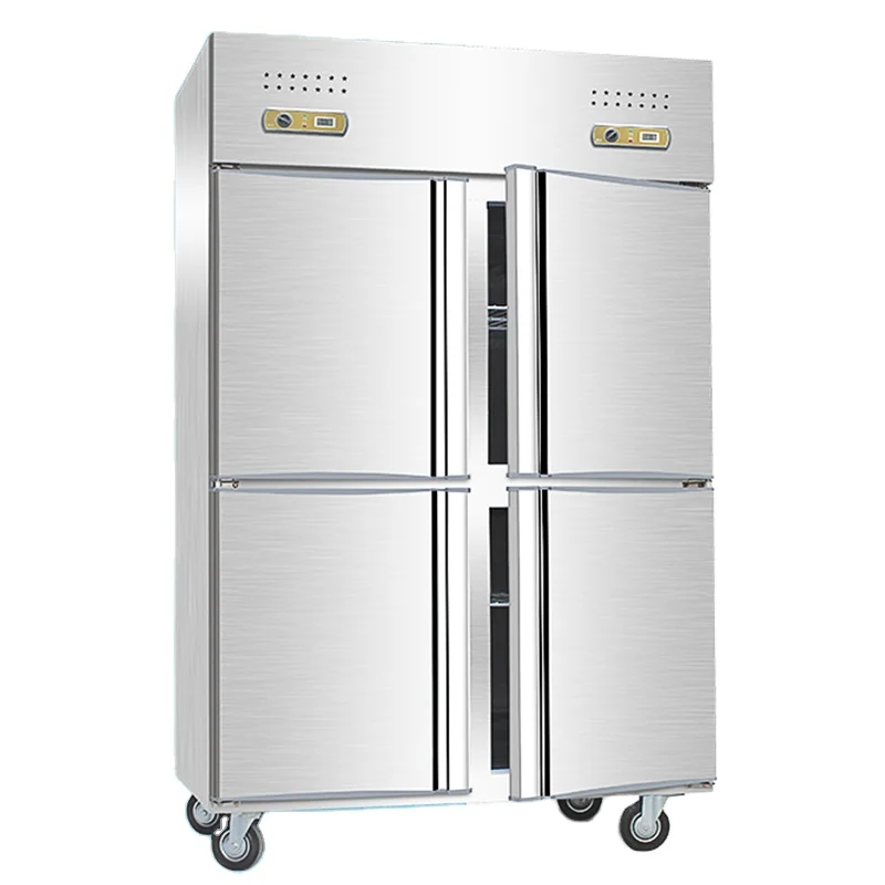 Air-cooled frost-free four-door refrigerator Commercial vertical large capacity hotel star hotel commercial freezer
