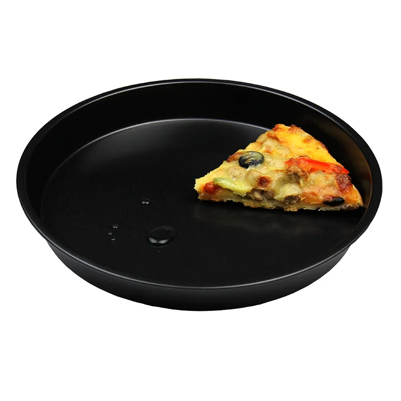  6 8 9 inch Non-Stick Pizza Pan Bakeware Carbon Steel Plate Round Deep Dish Baking