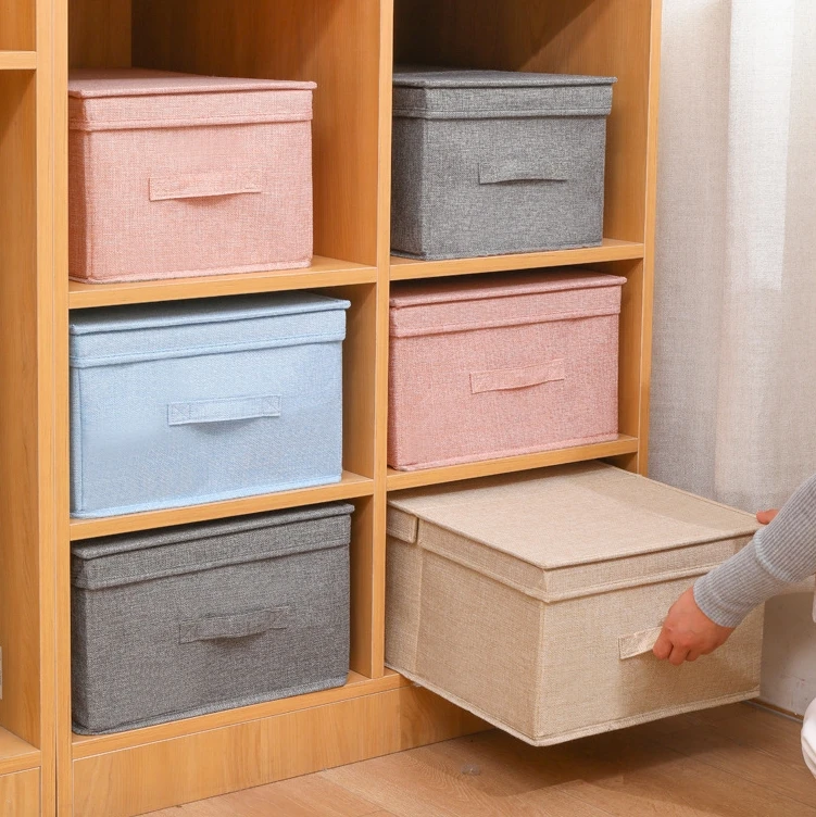 Storage Bins Clothes Toy Shoes fabric Storage Box Organizer folding can be waterproof and moisture-proof sorting box