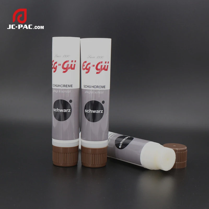 50ml 60ml 70ml Soft Plastic Tube with Shoe Polish Sponge Applicator for Liquid Glue with Sponge Head