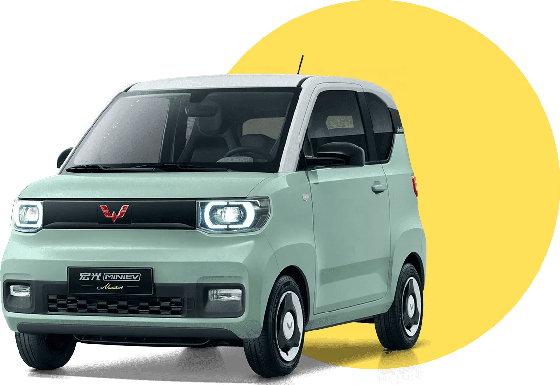 Новый чистый электрический автомобиль для взрослых мини-вагон 100% микромодель Wuling Hongguang Mini EV