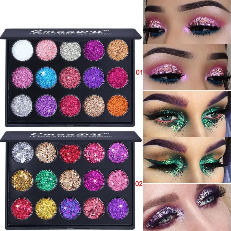 Wholesale Glitter Eyeshadows Women Vegan Maquillage Diy Highly Pigmented Palette For Women Eye Shadow Eyeshadow Palette