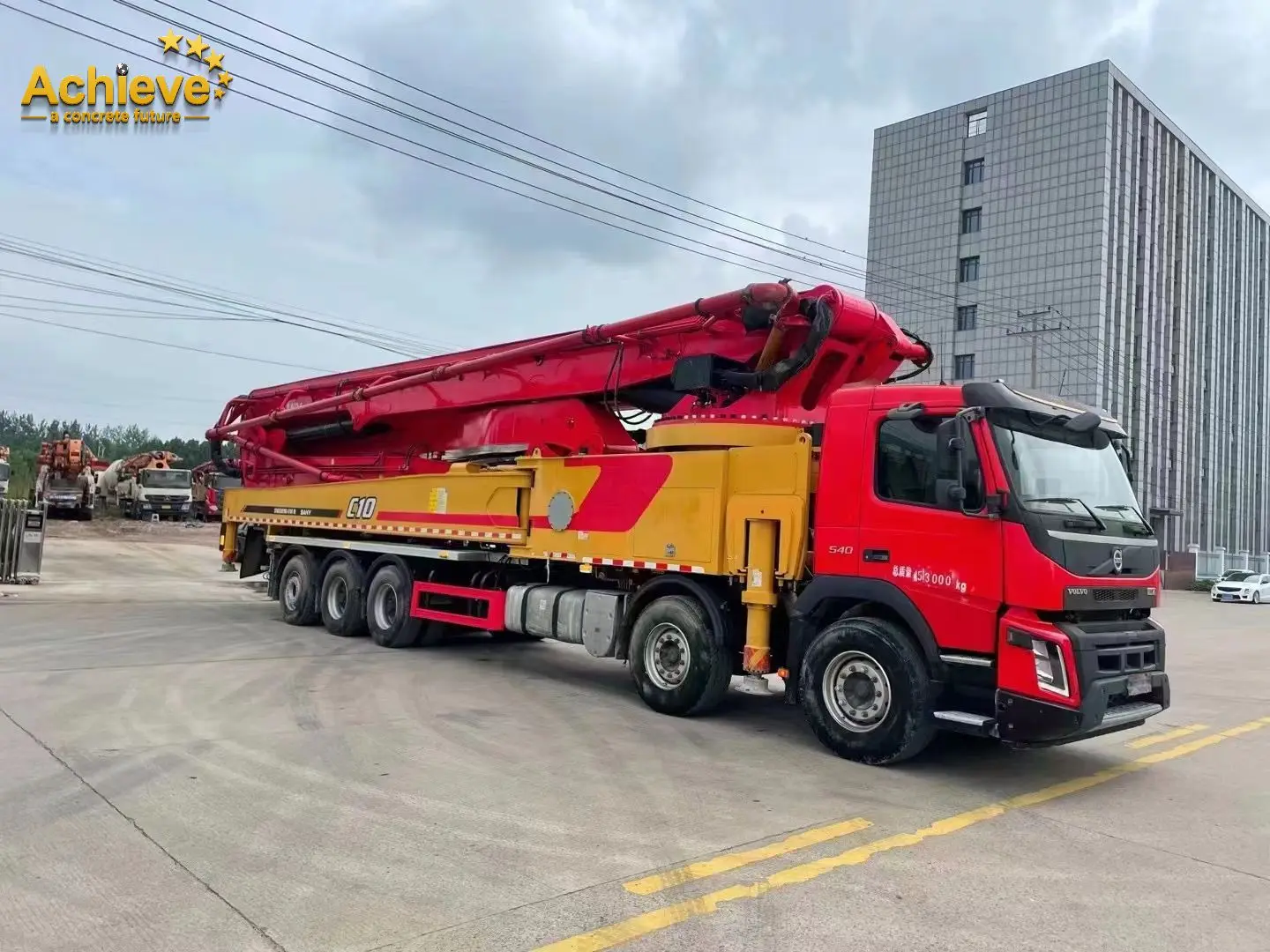 Achieve Sany 56M High Cost-Efficiency Concrete Pump Super Long Boom Wholesale Price Syg5445Thb 560C-10(Sl) Concrete Pump Truck