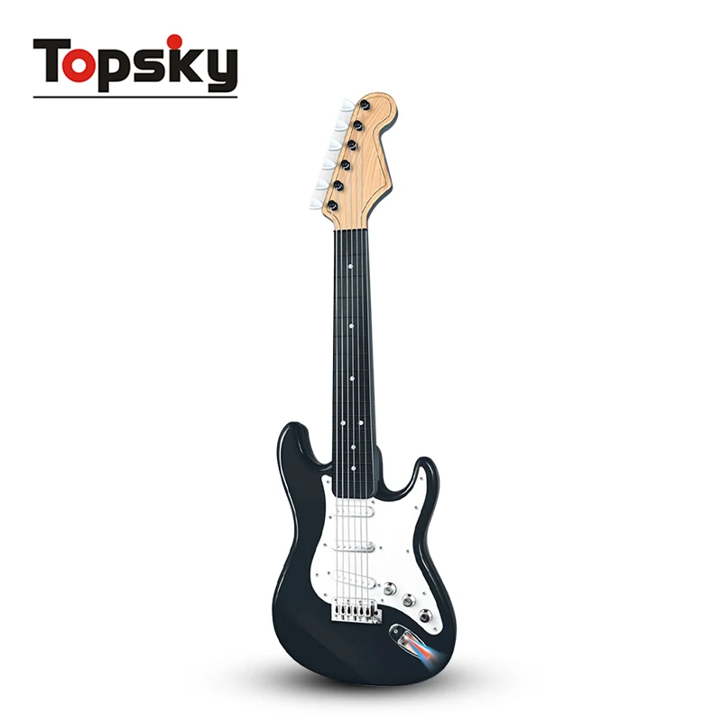 GCC certificate new plastic guitar electric acoustic musical instruments toy bass electric guitar toy