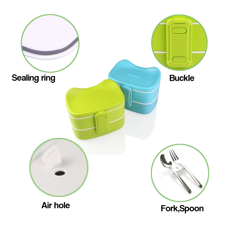Korean style pp plastic microwave picnic classic custom noodles bowls cutlery lunch boxes for food salad