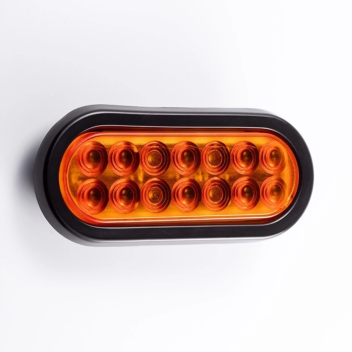 2022 Fine 12V 6 inch Oval led Park Turn Stop Back-Up tail light/lamp for truck/trailer/tractor/lorry