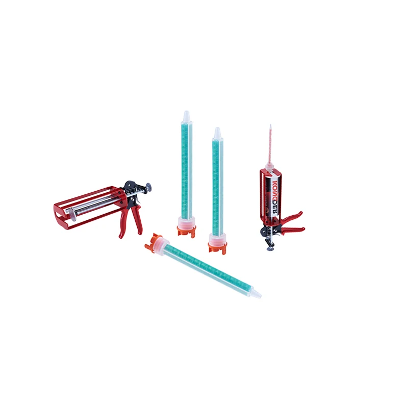 KONGDER 250&490ml Marble bonding glue gun thread mixing tube Manual caulking glue gun Static mixer Easy to use glue gun tip