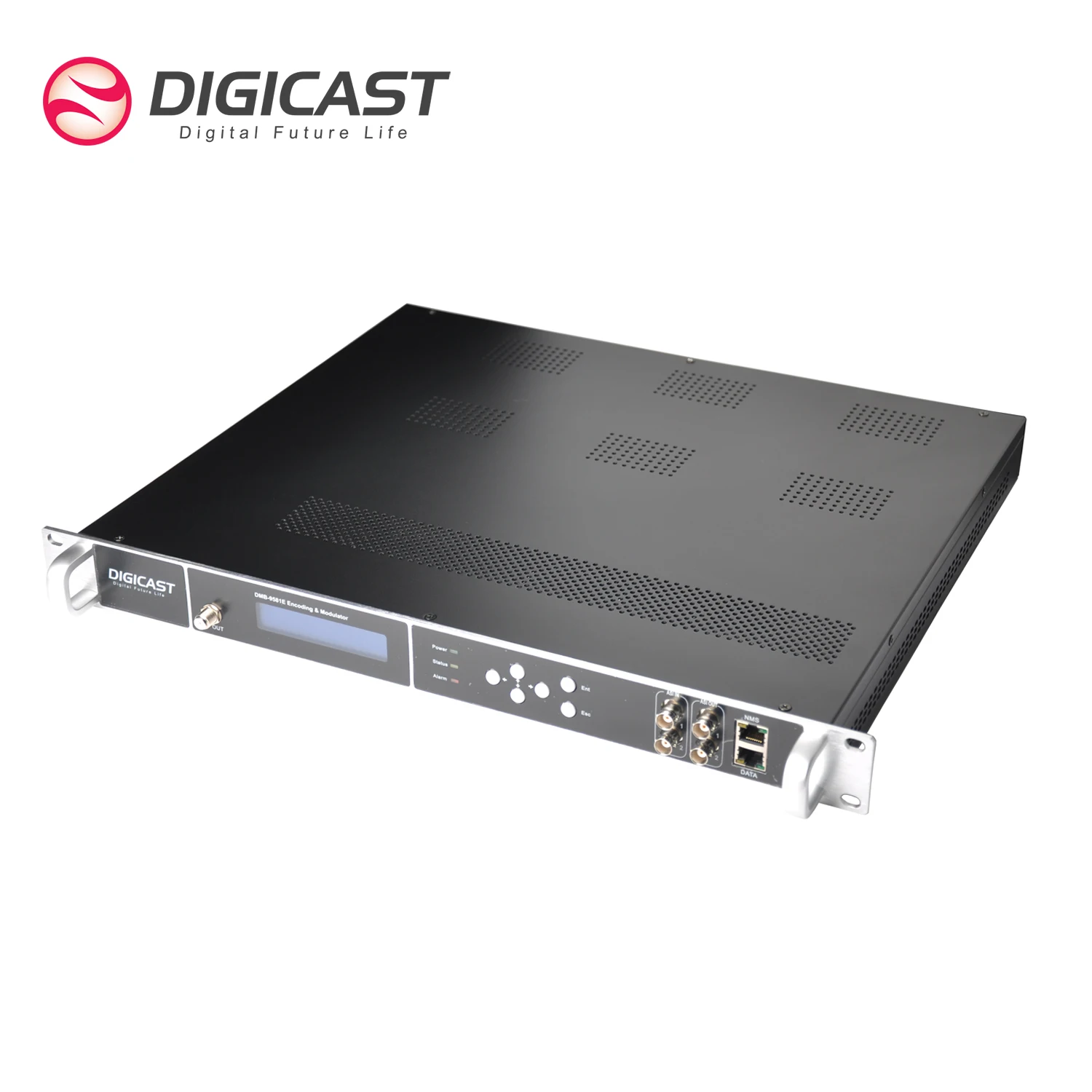 DMB-9581E Coaxial tv Digital up to 24 channels HD MI to DVB-C DVB-T ISDB-T Encoding catv digital modulator
