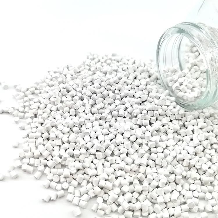 Rutile Tio2  White Masterbatch/color masterbatch plastic granules with high purity good dispersion