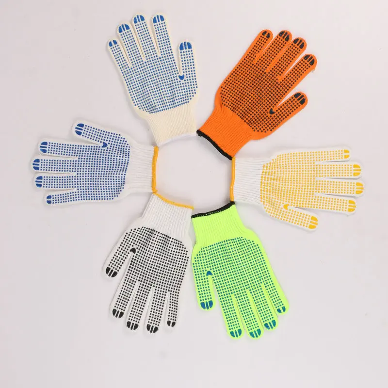 Cotton Cloth Working Gloves Custom Dipped Safety Best Wholesale Price Work Gloves