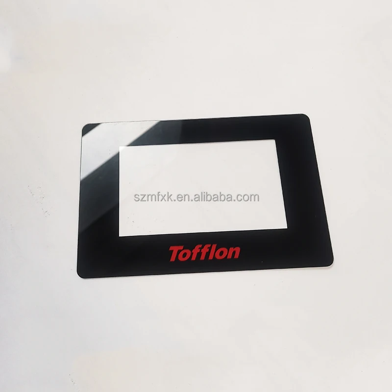 Manufacture of screen printed gorilla glass toughened display glass with 3M adhesive backing