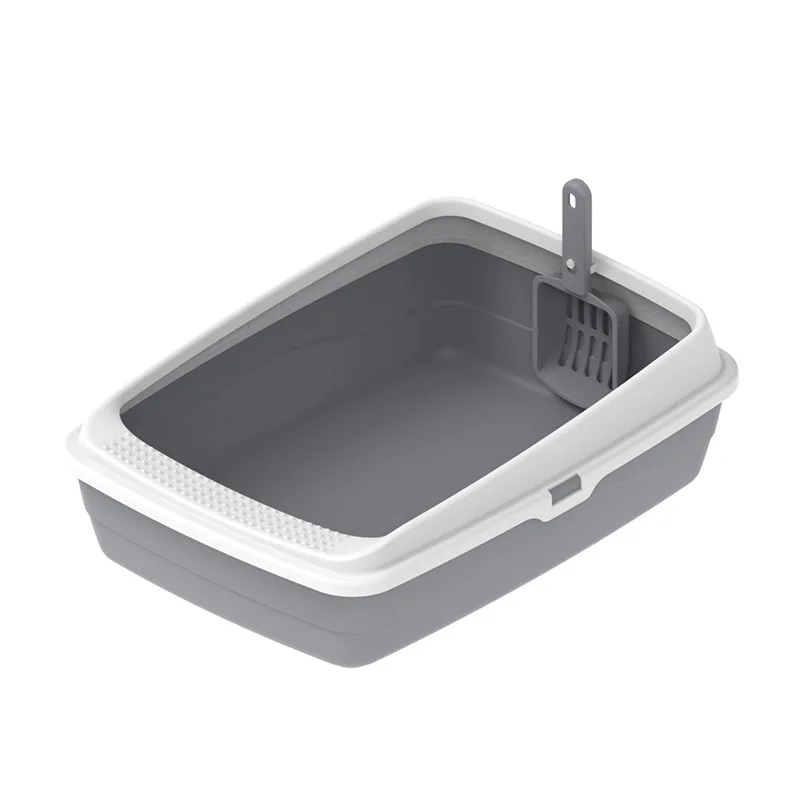 self cleaning open cat litter pan box indoor cat toilet