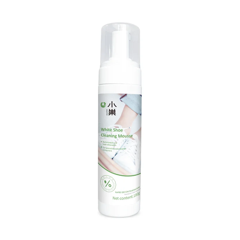 Washable Shoe Cleaner Decontamination Bubble Mousse Sneakers Whitening Agent