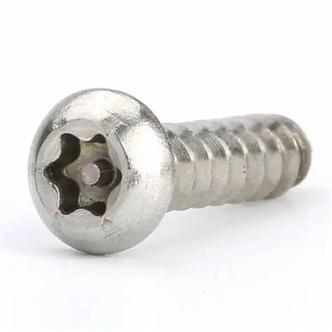 YH Oval Flat Countersunk Pan Head Tamper proof Tapered Security Anti Theft Torx Screws Bolts With Pin