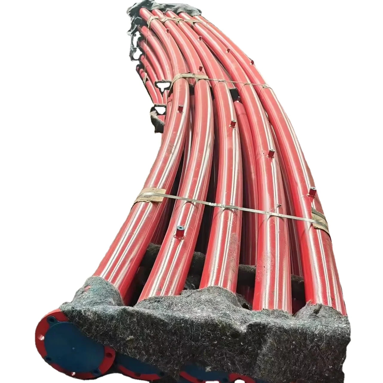 Stainless steel red plated fire sprinkler ring pipe