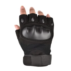 Перчатки на полпальца для спецназа, полицейские тактические перчатки с защитой от порезов