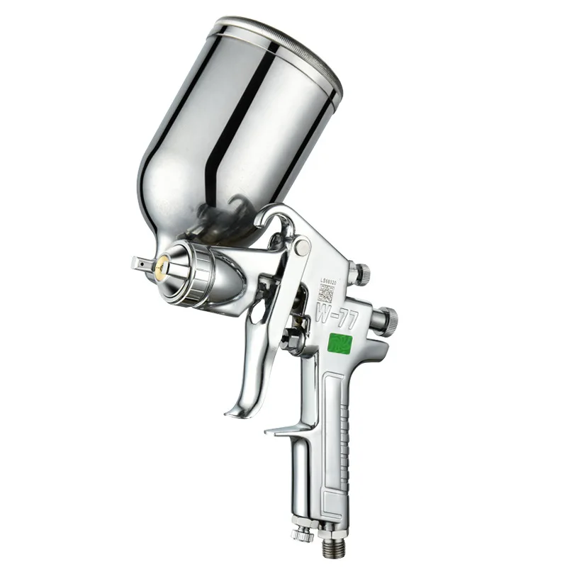 New HVLP LVLP Air Spray Gun W-77 for Car Painting with 2.0mm 2.5mm 3.0mm Nozzle Size