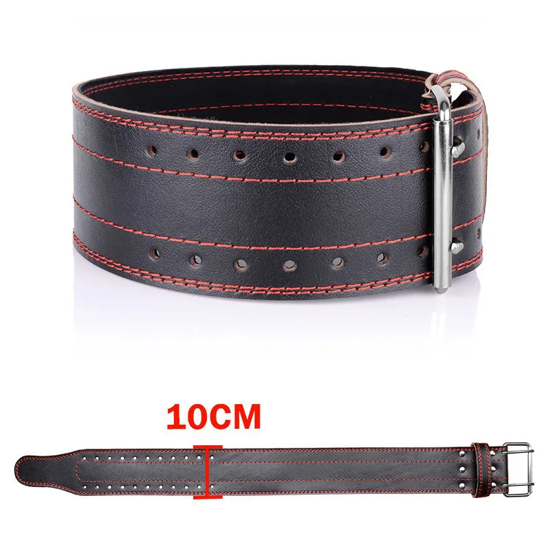 New Design Bodybuilding Leather Belt Weightlifting double pin Buckle Power Lifting Belt For Mens Customized