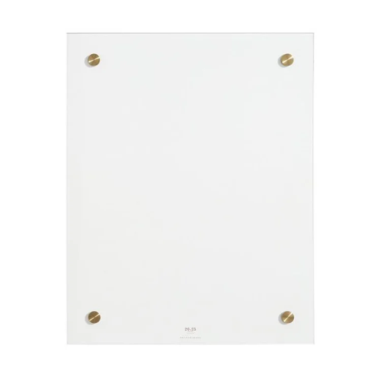 Wall-mounted Picture Display Board Clear Acrylic Frames with Copper