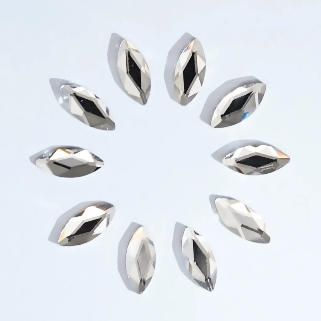 10pcs/pack  Dental Tooth Decoration  Real Crystal Horse Eye Butterfly Tooth Gems