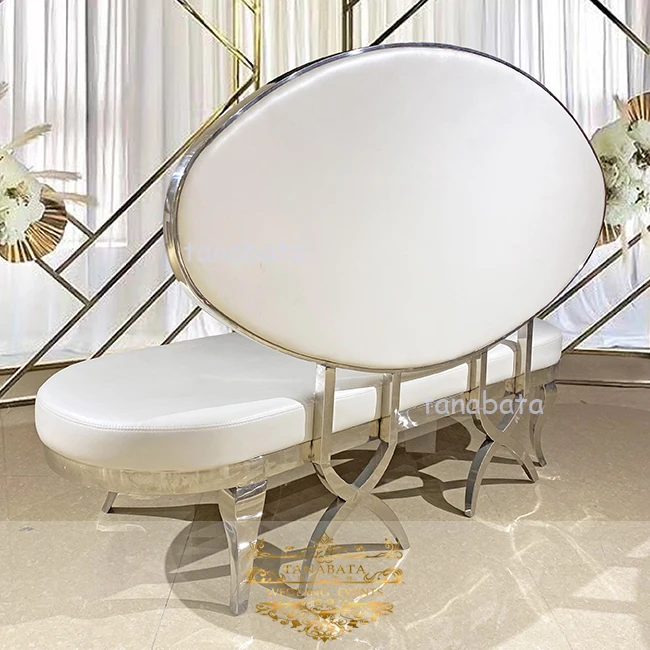 event furniture 3 seaters metal legs wedding chairs for bride and groom sofa chair