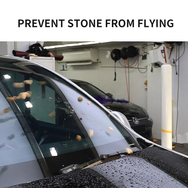 Glass Armour Explosion-Proof Film Windshield Protection Film 7mil Anti Shatter Glass Safety Security Armor Vinyl For Car Body