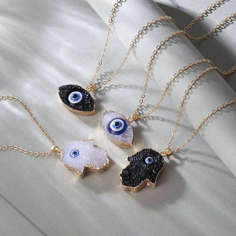 KDC2329 Wholesale custom antique lucky turkish evil eye necklace for women or men