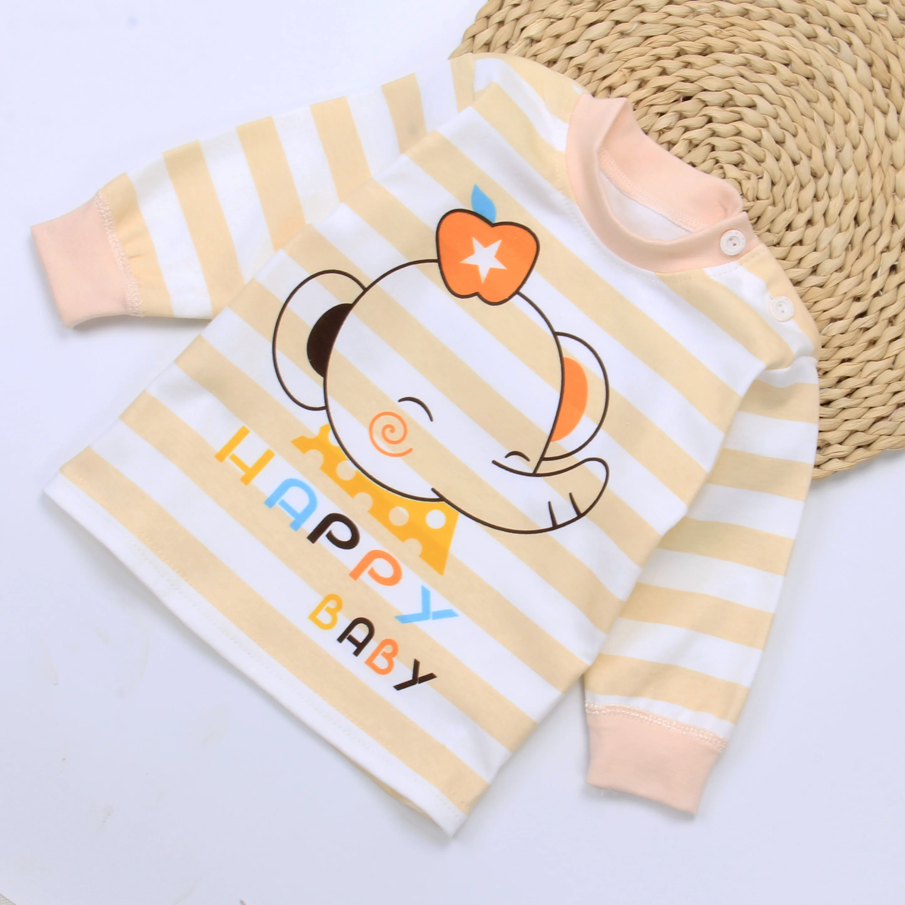 
2020 baby clothing brand wholesale new design baby underwear for 0-3-year-old baby pajamas in spring, summer and Autumn 