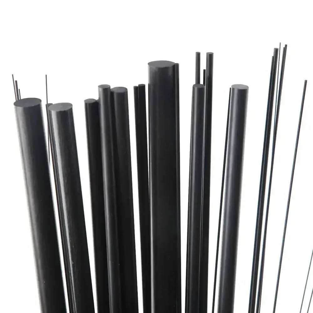10pcs Carbon Fiber Rod Length 500mm Diameter 0.5/0.8/1/1.5/2/2.5/3/3.5mm