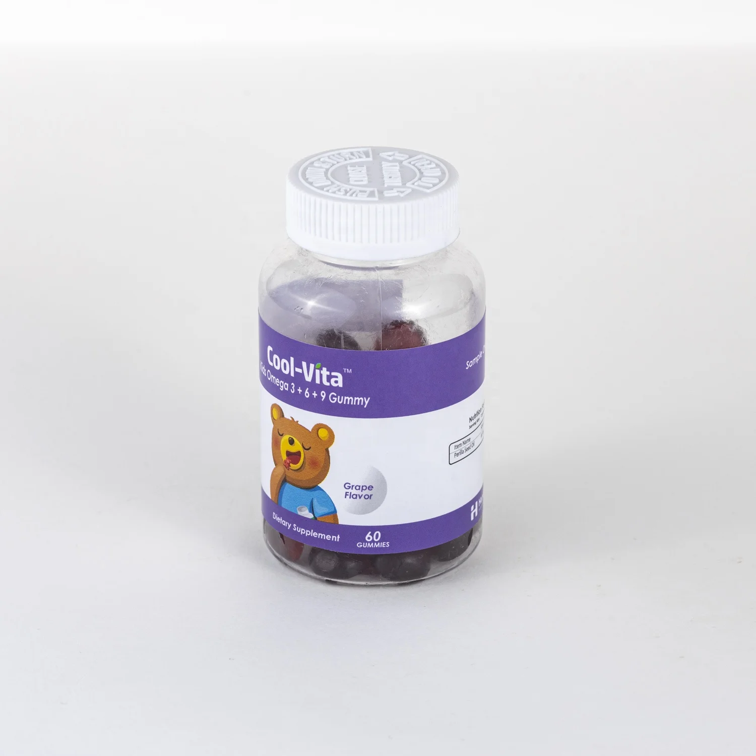 2020 ODM Natural Vegan Biotin Hair Vitamin Gummies With Vitamin E, D for Immune