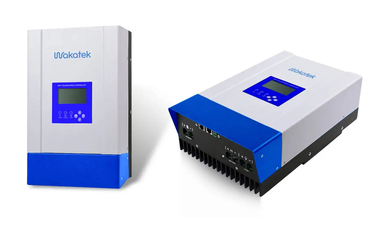WAKATEK MPPT 60A 80A 100A Solar PV Regulators 12V 24V 36V 48V AUTO Solar Charge Controller Solar PV Battery Charger