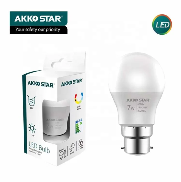 Akkostar высокоэффективный PC PBT 9w E27/B22