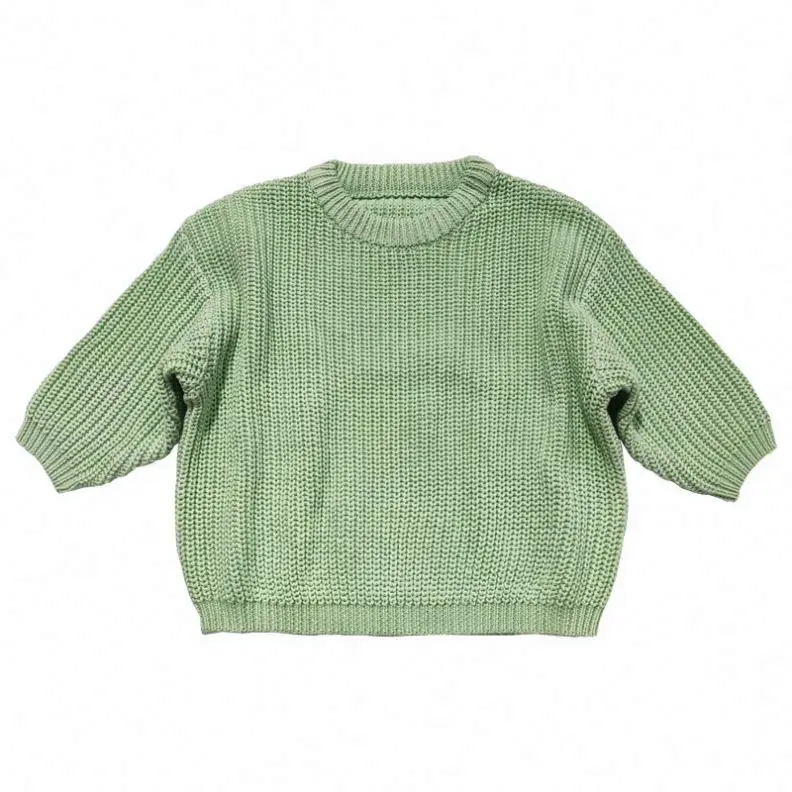Custom boys girls soft loose long sleeve school sport casual style sweater for kids