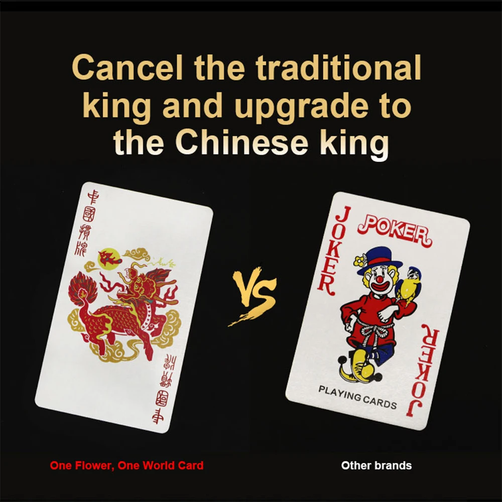 Original Design Playing Card Deck Game Gameplay Paper Material Table Poker for Party Gatherings