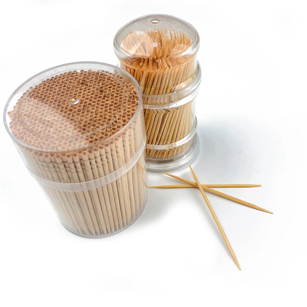 Flavored Bamboo Toothpicks - Refreshing Mint Picks for Fresh Breath