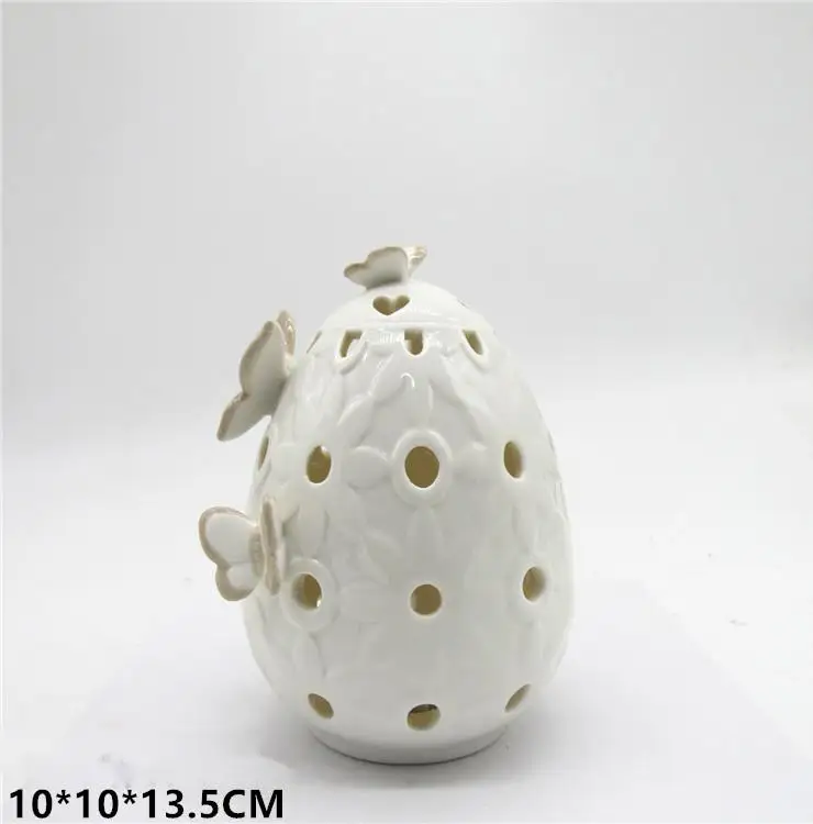 
High Quality New Design Round Ball Shape Ceramic Lamps Led Night Light For Home Decor 