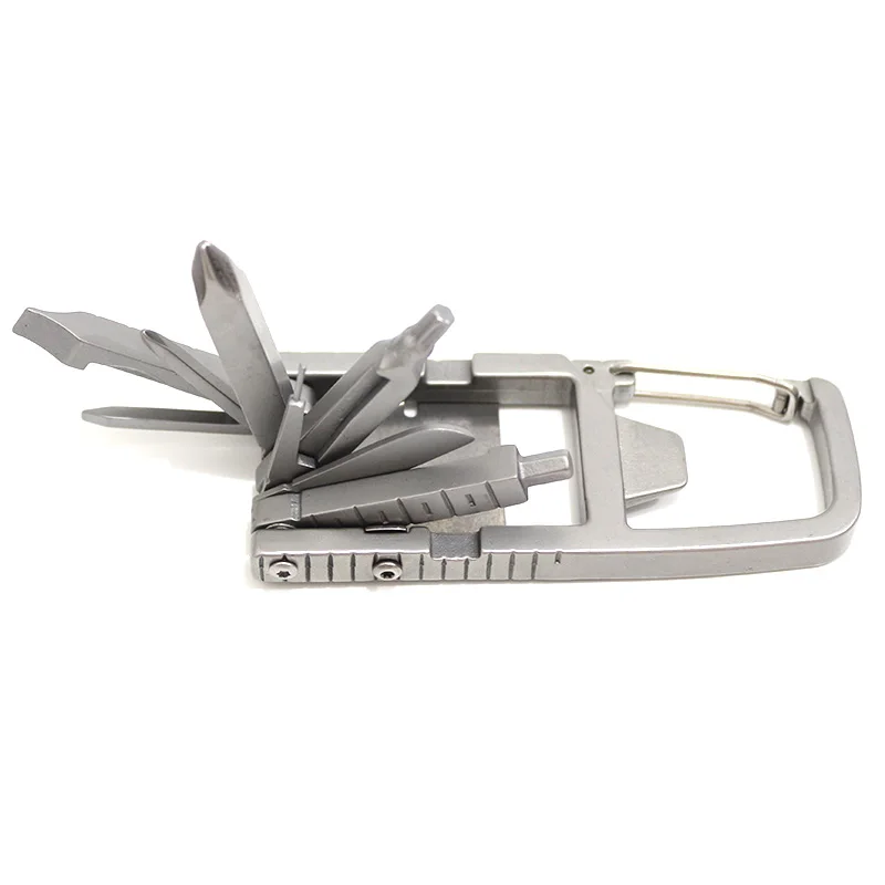 12 in 1 Multi-Functional Stainless Steel Outdoor Folding Screwdrivers Tool High Quality Cabinet Accessories For Camping Hiking