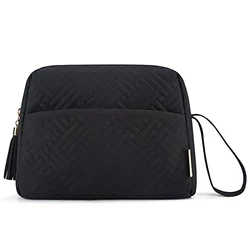 Fashion Design Waterproof Soft Fabric Home Travel Elegant Cosmetic Bag Festive Gift Makeup Bag