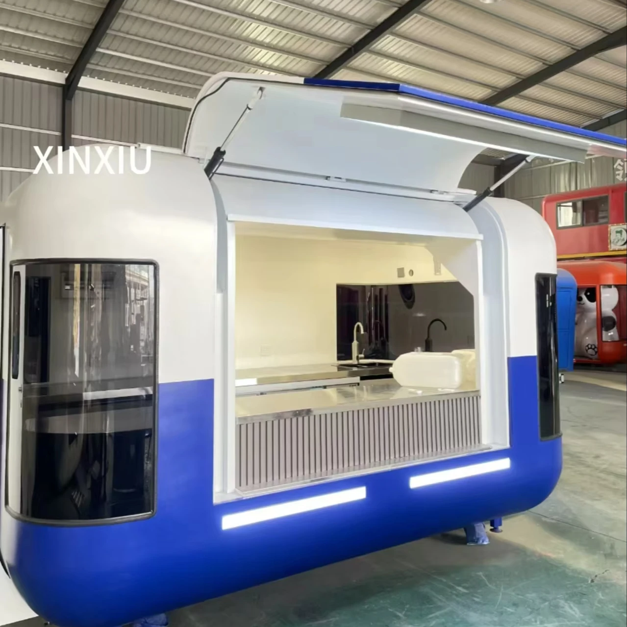 Export Israeli food kioskstreet food cartmobile coffee cart with full kitchen pizzaair conditioning restaurant wholesale price