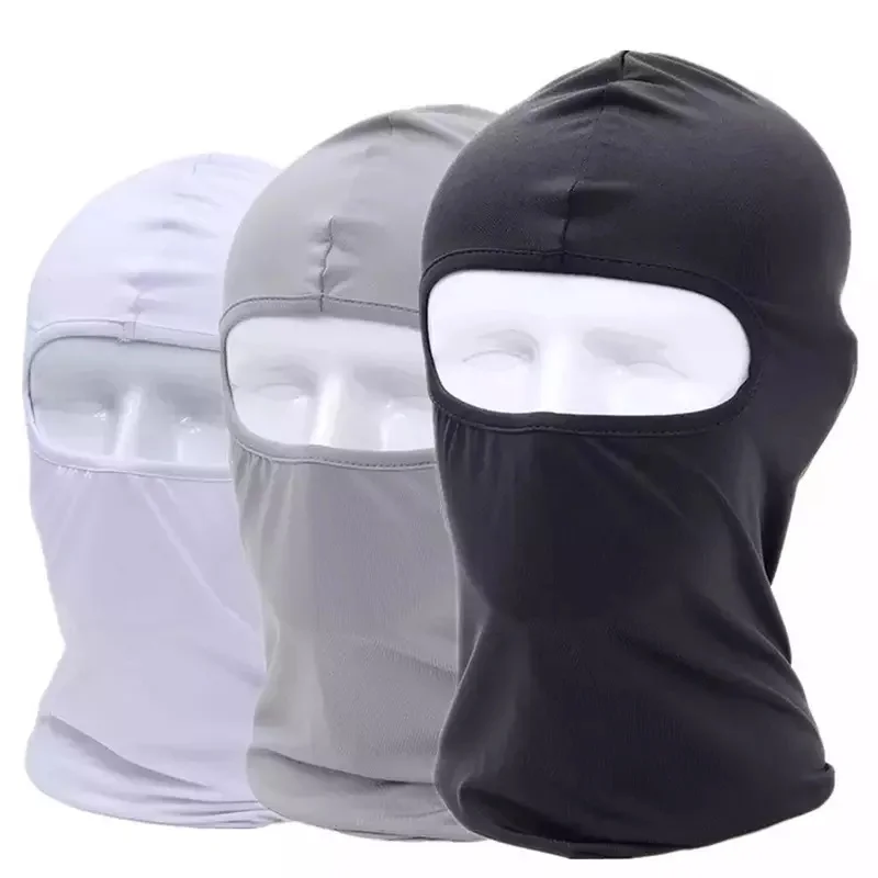 Embroidery Logo Custom Design Balaclava Full Face Knit Ski Mask Beanie Hat