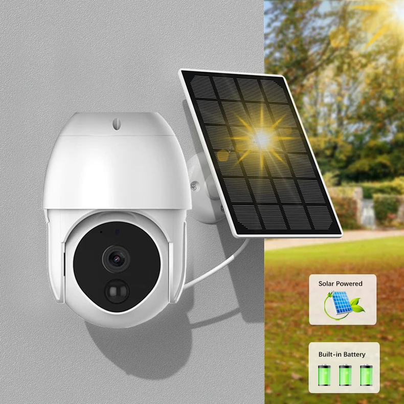 3.6mm TF card  2-Way Audio WiFi Wireless solar power camera Outdoor sim Card Slot CCTV Security IP Camera
