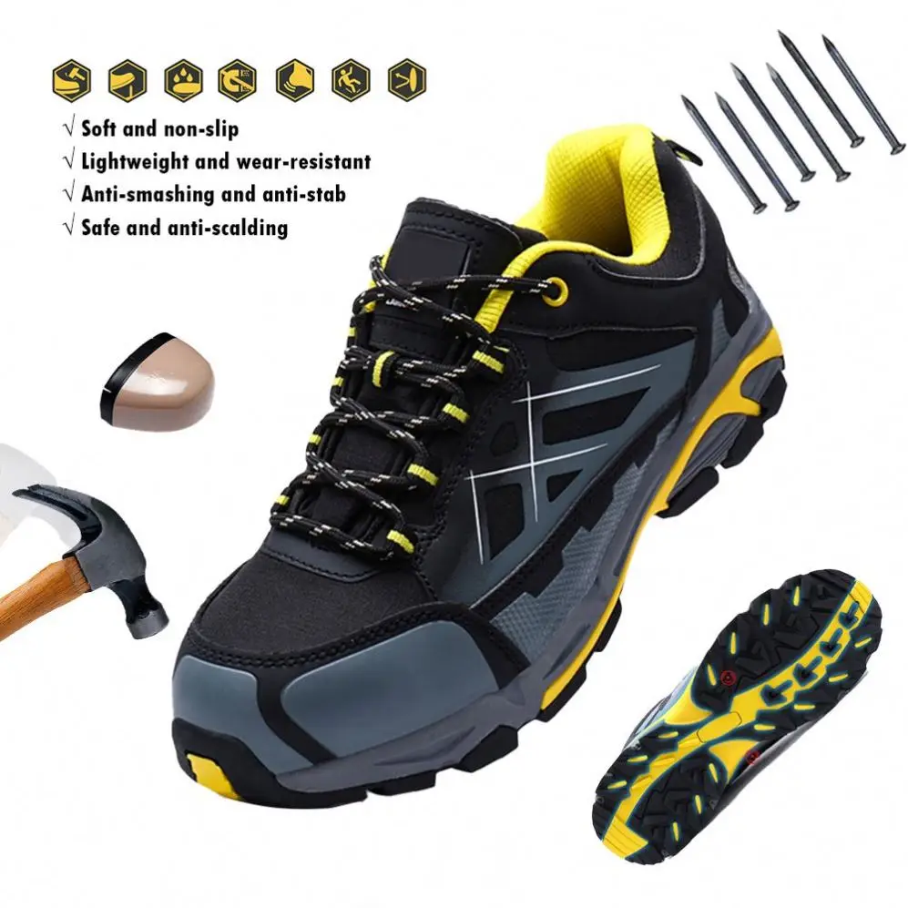 Factory Custom Mesh Sport Style Steel Toe Anti Static Safety Shoes Protective Shoes