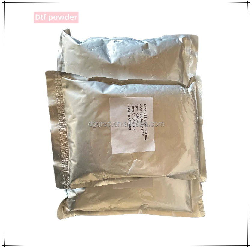 TPU Hot Melt Adhesive Powder 1KG Per Bag DTF Hot Melt Powder Pu White Adhesive Powder For Heat Transfer Printing