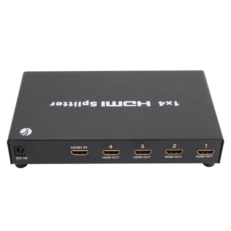 VCOM Ultra HD 1 In 4 Out 4K 3D 1080P 4Kx2K 4 Port 4K30Hz 4Port HDMI Video Splitter 1x4 HDMI V1.4 Splitter for HDTV STB DVD PS4