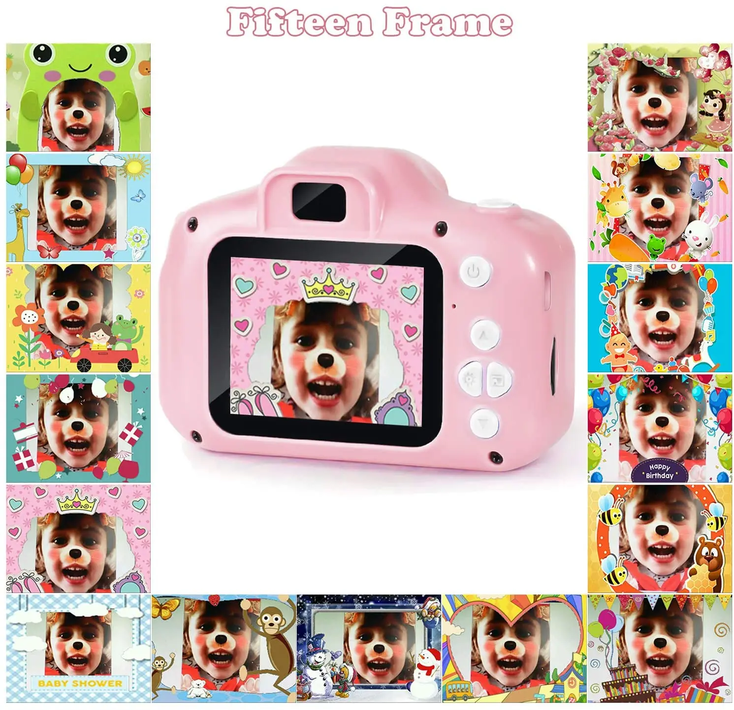  800W HD Pixels 2.0 Inch IPS Screen Child Cameras Digital 1080P Toys Kids