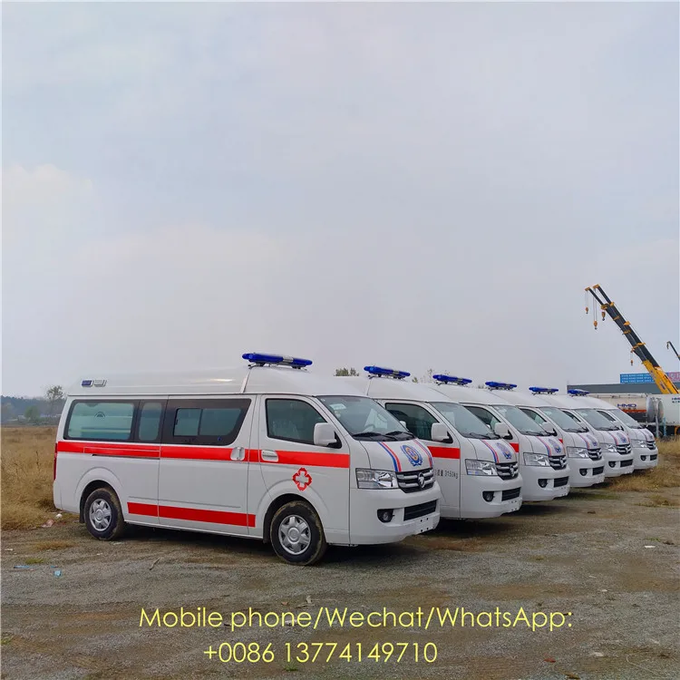China famous brand Ambulance Car Price/4X2 2WD ICU Ambulance for Sale