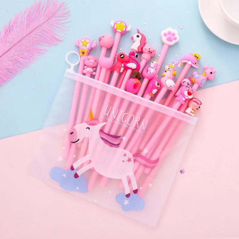 Hot Sale Jps Odm Kugelschreiber Kawaii Cute 20pcs Cartoon Gel Pen Set For Student