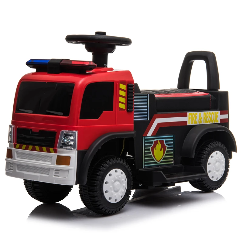 
2022 New Style Electric Ride On Car Battery Operated Red electronic fire truck cheap ride on fire trucks 