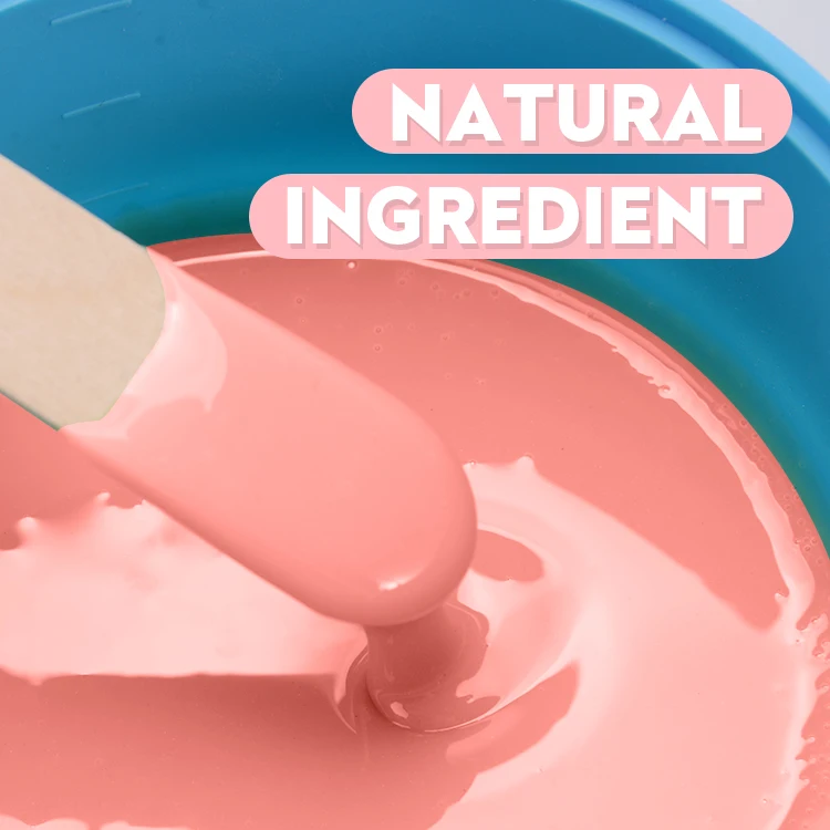 Lcorewax  Pink hard wax beans body wax for hair removal customer logo package Amazon hot sale wax beads